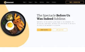 Restaurant Pro – Elegant Restaurant